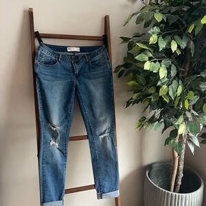 RSQ Blue Distressed Skinny Jeans